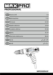 MaxPro PROFESSIONAL MPED320VUF Manual De Instrucciones