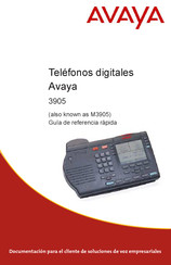 Avaya M3905 Guía De Referencia Rápida