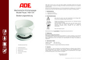 ADE KM 704 Manual De Instrucciones