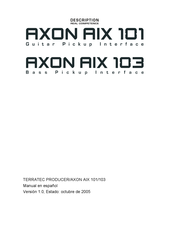 TerraTec AXON AX 101 Manual Del Usuario