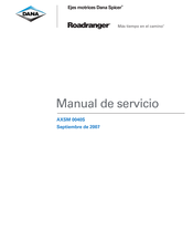 DANA AXSM 0040S Manual De Servicio