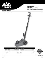 MAC TOOLS JSA2200AJ El Manual Del Propietario