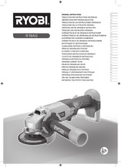 Ryobi R18AG Traducción De Las Instrucciones Originales