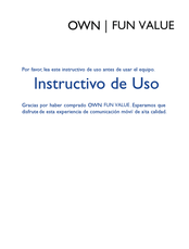 Own FUN VALUE Instructivo De Uso