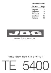 jbc TE 5400 Manual Del Usuario