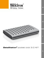 TrekStor DataStation pocket click 3.0 KIT Manual De Instrucciones