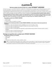 Garmin GPSMAP 5000 Serie Instrucciones De Instalación