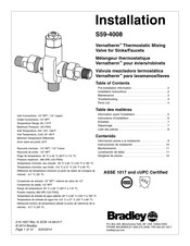 Bradley Vernatherm S59-4008 Guia De Inicio Rapido