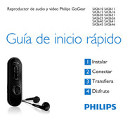 Philips GoGear SA2620 Guia De Inicio Rapido