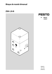 Festo ZSB-1/8-B Manual De Instrucciones