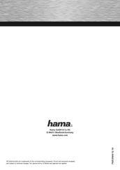 Hama 75053569 Manual De Instrucciones