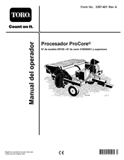 Toro ProCore 09749 Manual Del Operador