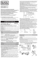 Black+Decker LE750 Manual De Instrucciones