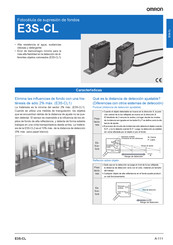 Omron E3S-CL Serie Hoja De Especificaciones