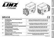 Linz electric SPE-E1E13M Instrucciones Para El Uso Y El Mantenimiento