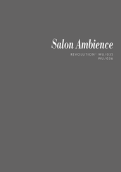 Salon Ambience REVOLUTION+ WU/035 Manual De Instrucciones