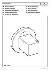 KEUCO Edition 90 Instrucciones De Instalación