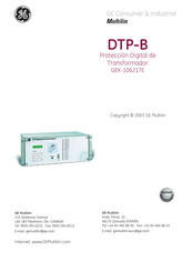 GE Multilin DTP-B Manual De Instrucciones