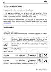 N-Com M5 Manual Del Usuario