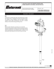 Balcrank 1450-009 Manual De Instrucciones