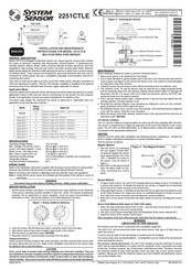 System Sensor 2251CTLE Instrucciones De Instalación Y Mantenimiento