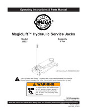 Omega Lift Equipment MagicLift 25037 Manual De Instrucciones