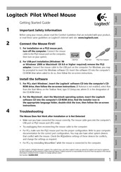 Logitech Pilot Wheel Manual De Instrucciones