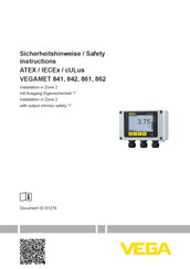 Vega VEGAMET 862 Instrucciones De Seguridad