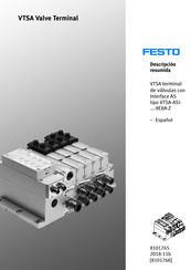 Festo VTSA-ASI-8E8A-Z Serie Manual De Instrucciones