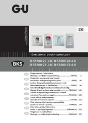 BKS B-55600-20-1-8 Manual De Instrucciones Y De Montaje