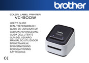 Brother VC-500W Guía Del Usario