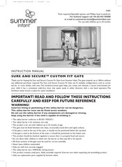 Summer Infant Sure and Secure Custom Fit Gate Manual De Instrucciones