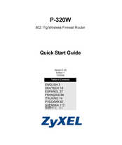 Zyxel P-320W Guia De Inicio Rapido