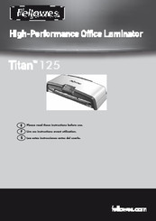Fellowes Titan 125 Manual Del Usuario