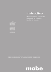 mabe CMG6054L Instructivo