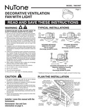 NuTone 788CHNT Instrucciones De Uso