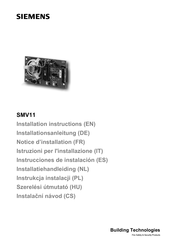 Siemens SMV11 Instrucciones De Instalación