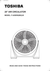 Toshiba F-AXW50BKUS Manual Del Usuario