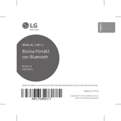 LG PK7L Manual Simple