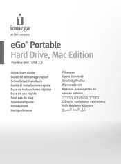 Iomega eGo FireWire 800 Guía De Uso Rápido