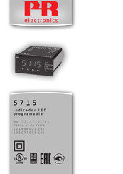 PR electronics 5715 Manual Del Usuario