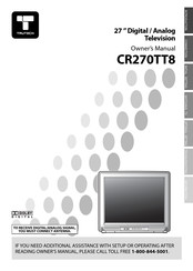 TruTech CR270TT8 Manual Del Usuario