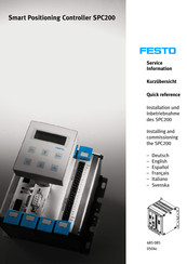 Festo SPC200-CPU-AIF Guía De Referencia Rápida