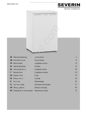 SEVERIN KS 9824 Instrucciones De Uso