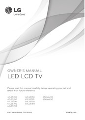 LG 60LS5700 Manual Del Usuario
