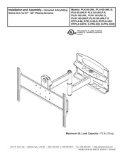 PEERLESS Mounts RTPLA UN7S Instalación Y Montaje