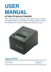 Sitten FTP-80C/2/3 Manual De Usuario