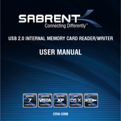 Sabrent CRW-UINB Manual Del Usuario