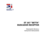 SIGNAL-T Betta ST 167 Descripción Técnica Y Manual De Instrucciones