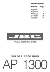 jbc AP 1300 Manual Del Usuario